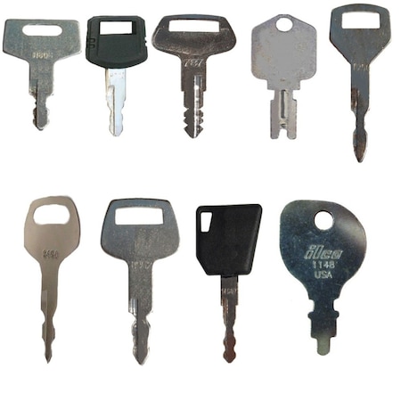 Aic Replacement Parts 14 Keys Heavy Equipment / Construction Ignition Key Set R45361-14HEAVYKEYSET